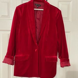 INC velvet blazer